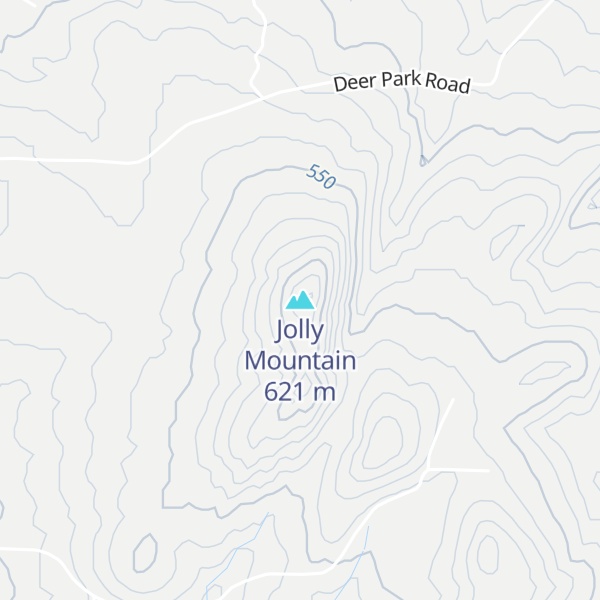 Map of Jolly Mountain