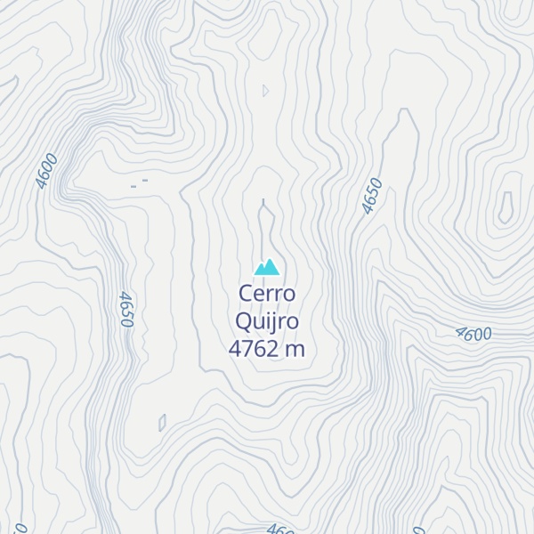 Map of Cerro Quijro