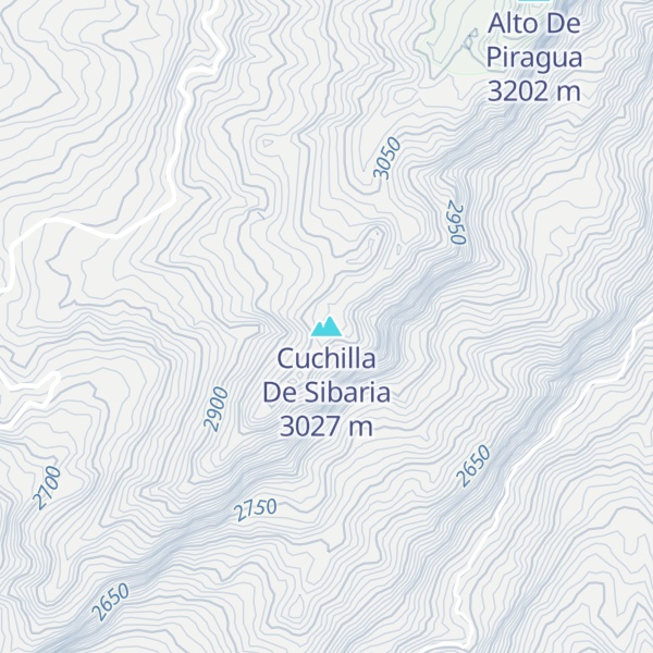 Map of Cuchilla De Sibaria