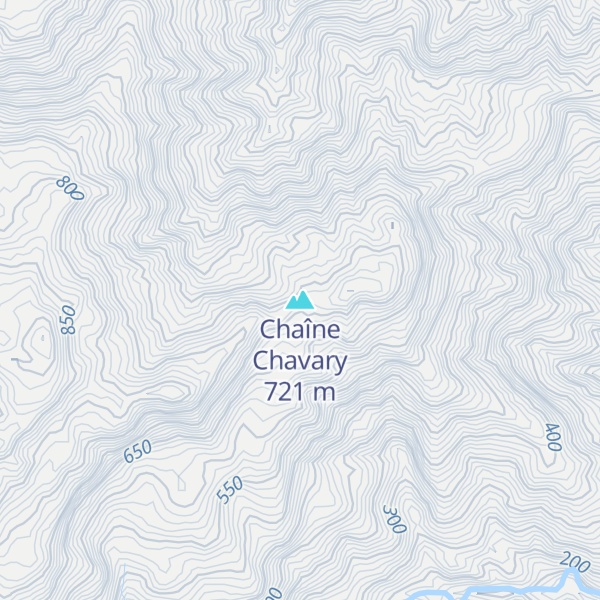 Map of Chaîne Chavary