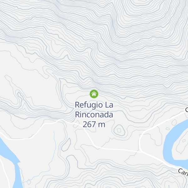 Map of Refugio La Rinconada