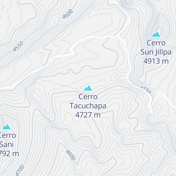 Map of Cerro Tacuchapa