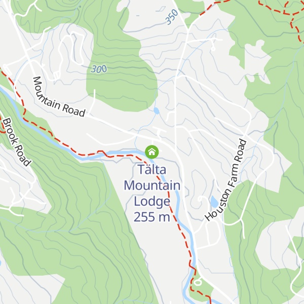 Map of Tälta Mountain Lodge