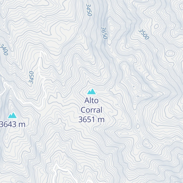 Map of Alto Corral