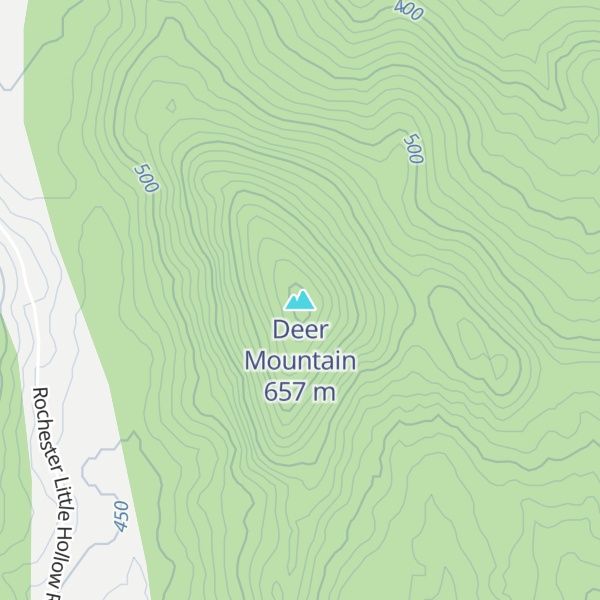 Map of Deer Mountain