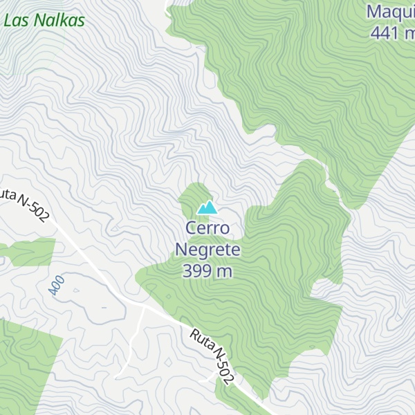 Map of Cerro Negrete