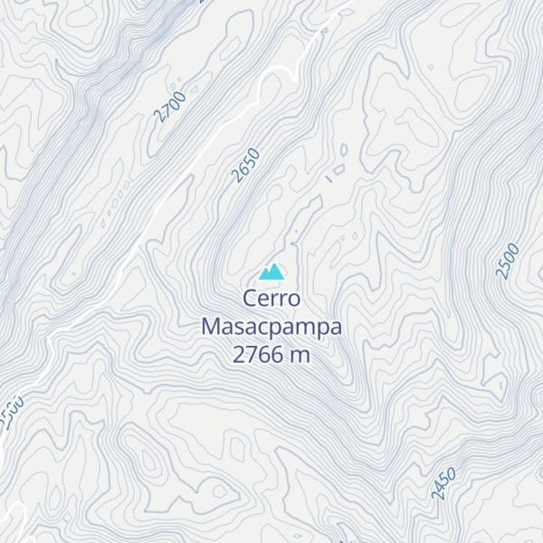 Map of Cerro Masacpampa