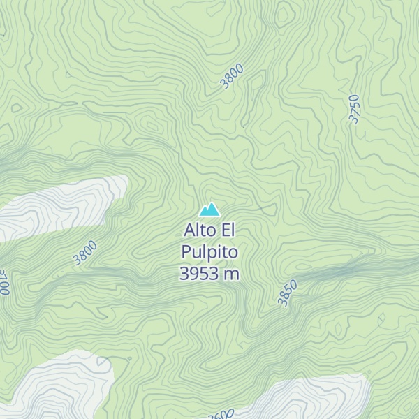 Map of Alto El Pulpito