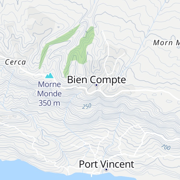 Map of Morne Monge