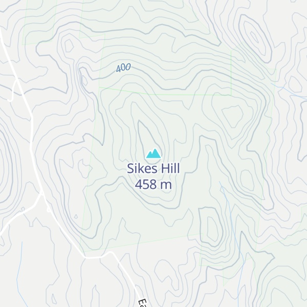 Map of Sikes Hill