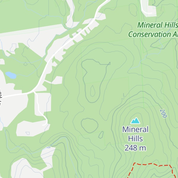 Map of Bald Hill