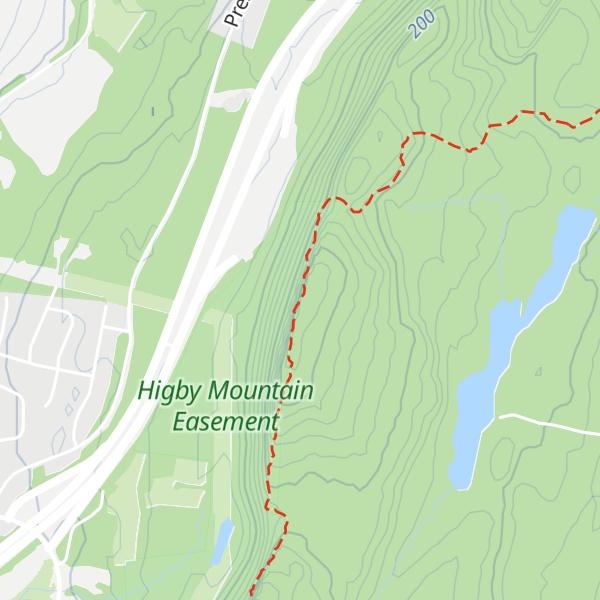 Map of Higby Mountain