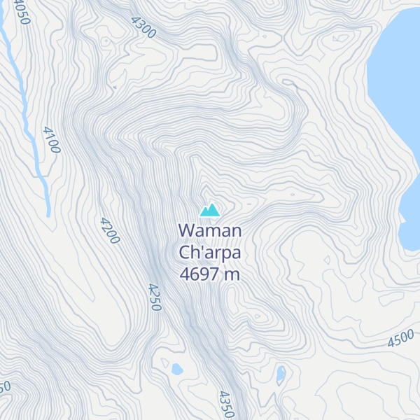 Map of Waman Ch'arpa