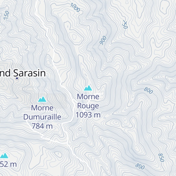 Map of Morne Rouge