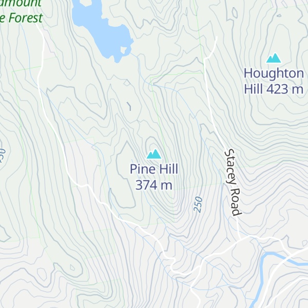 Map of Pine Hill