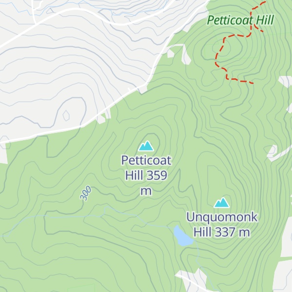 Map of Petticoat Hill
