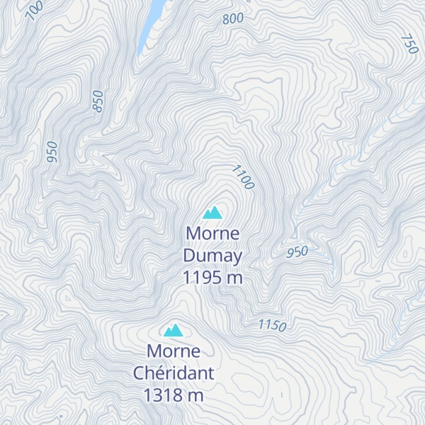 Map of Morne Dumay