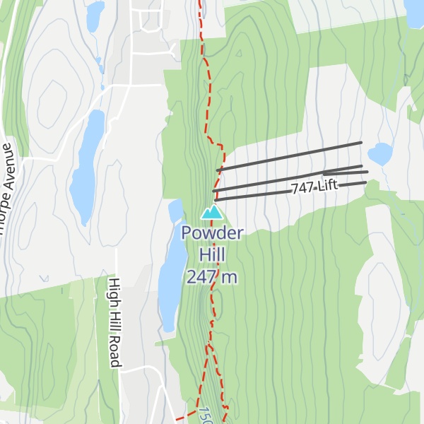 Map of Powder Hill