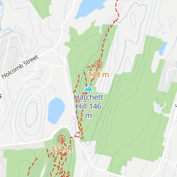 Map of Hatchett Hill