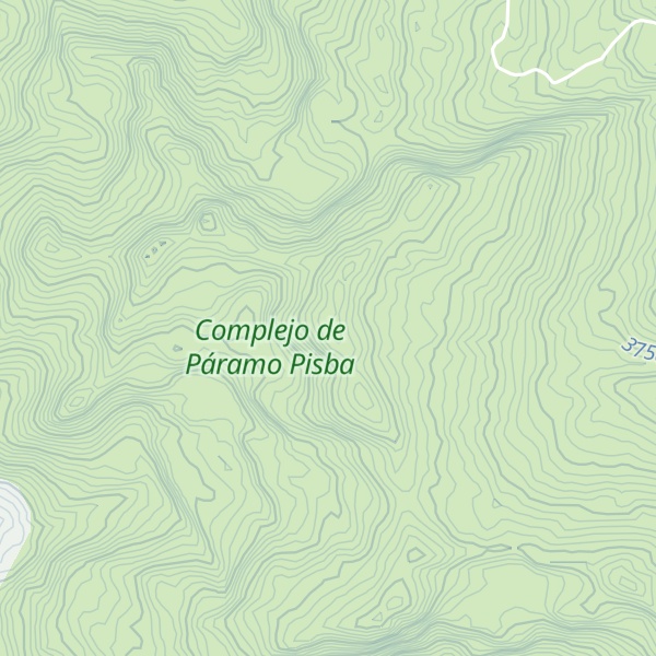 Map of Cerro Las Panelas