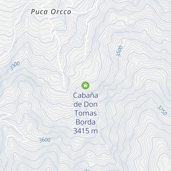 Map of Cabaña de Don Tomas Borda