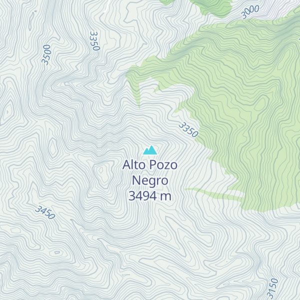 Map of Alto Pozo Negro