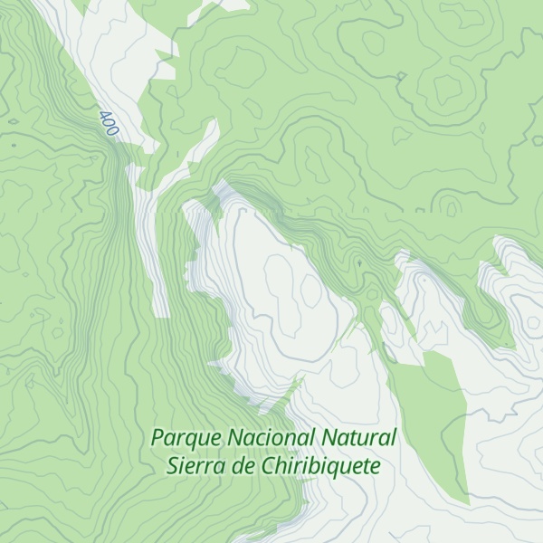 Map of Tepuy sin nombre