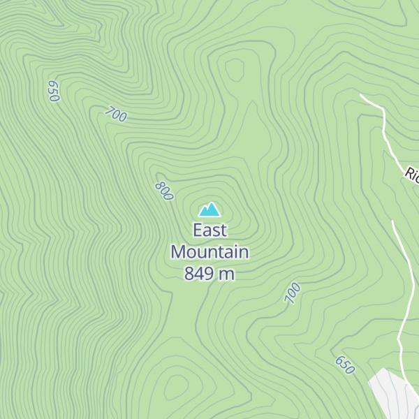 Map of East Mountain