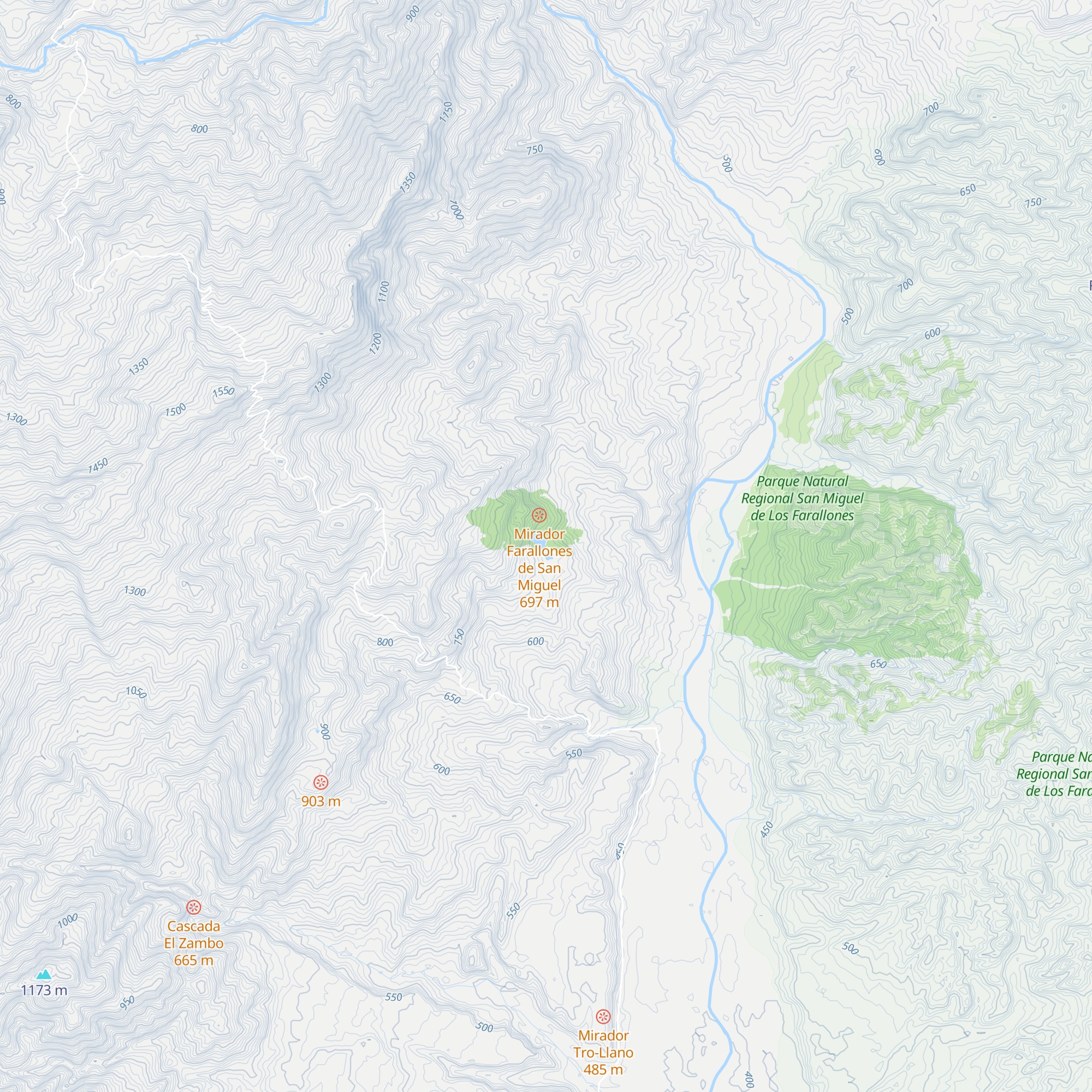Cabaña de Lago map
