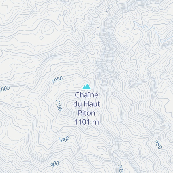 Map of Chaîne du Haut Piton