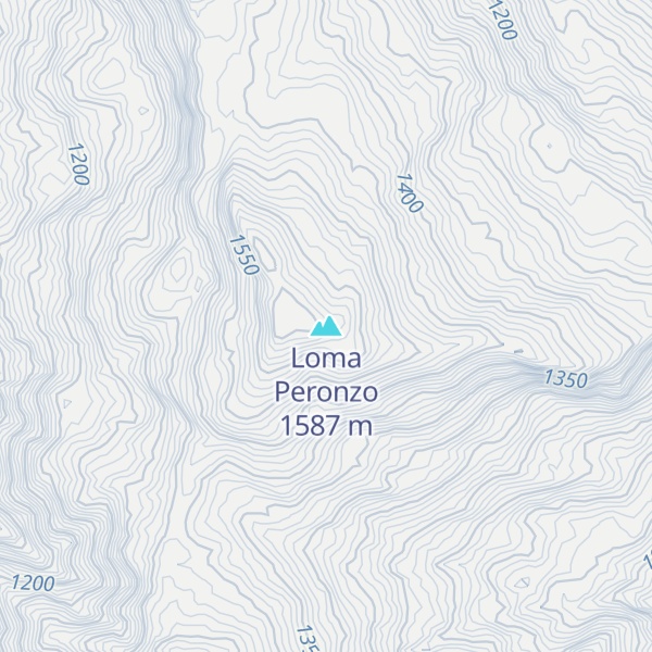 Map of Loma Peronzo