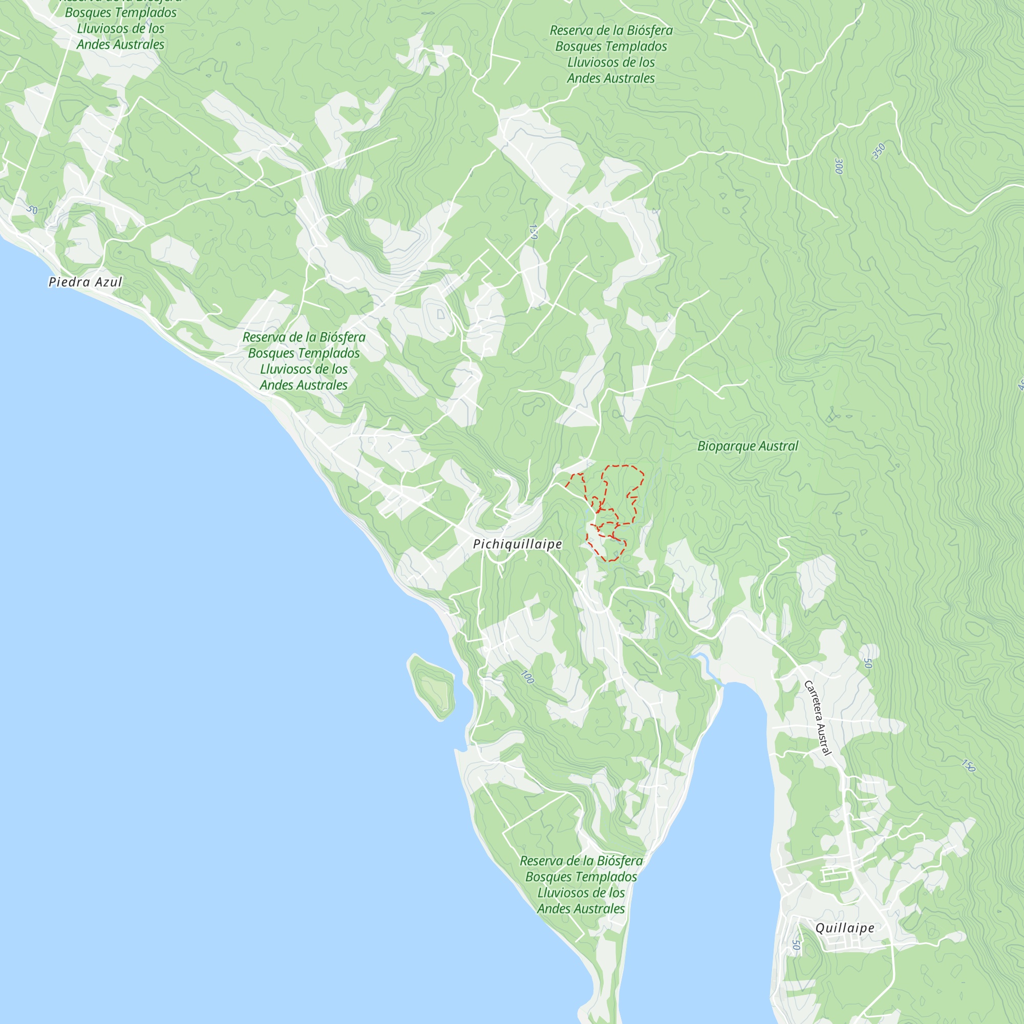 Cabaña Kial map