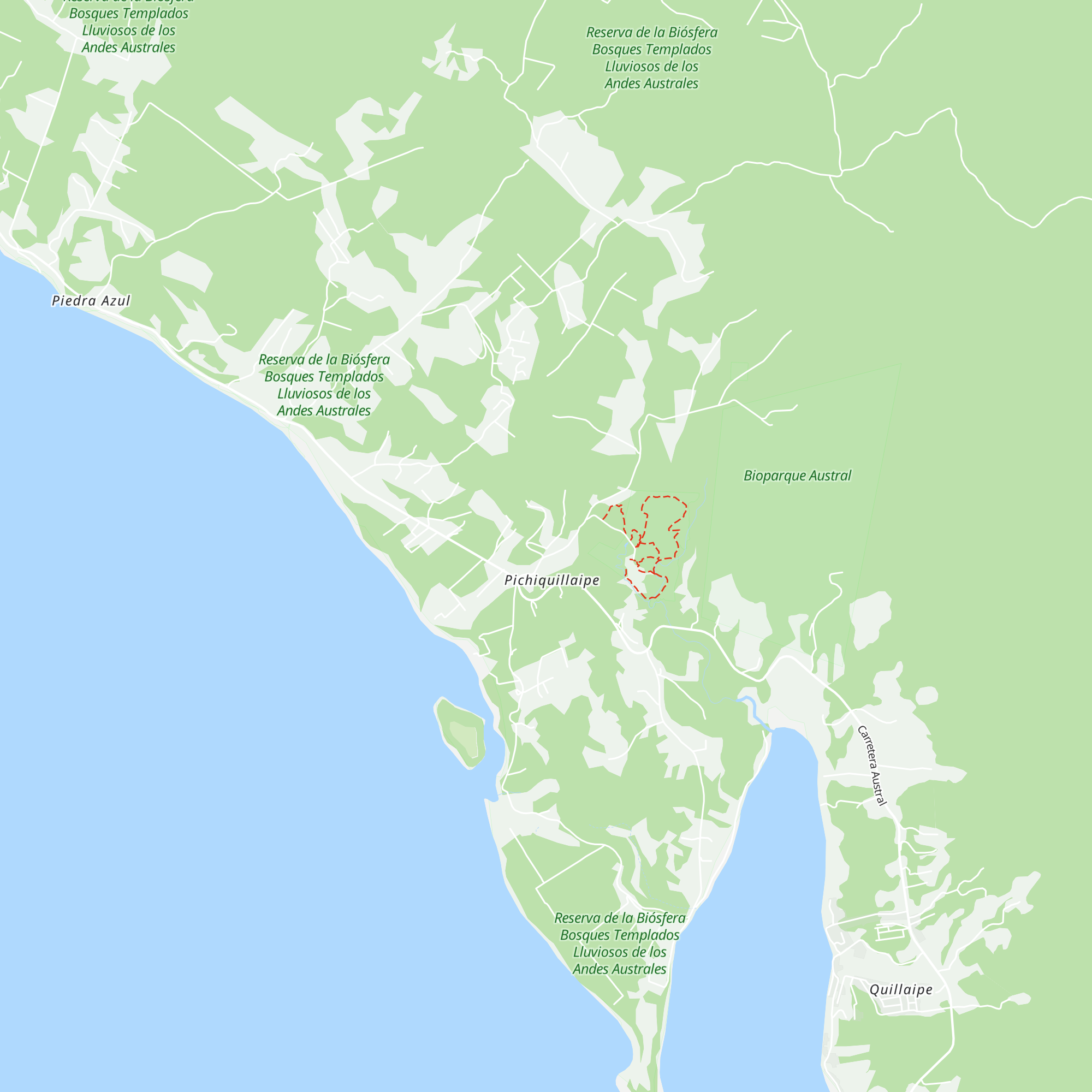 Cabaña Kial map