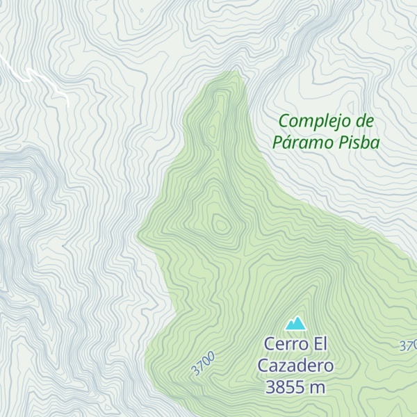 Map of Pico Guatinaja