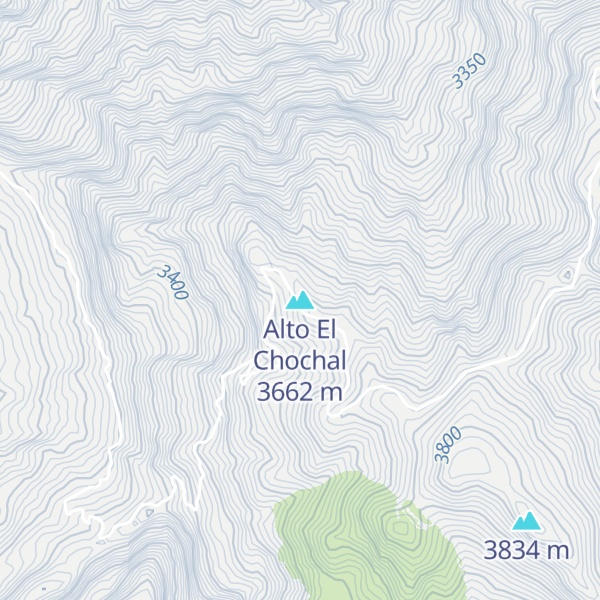 Map of Alto El Chochal