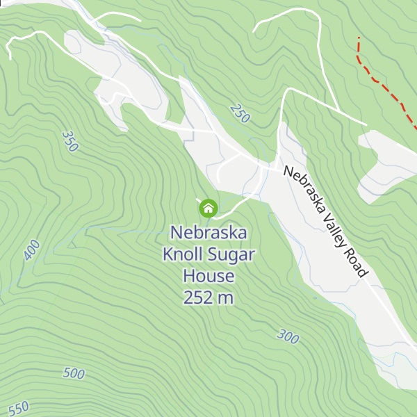 Map of Nebraska Knoll Sugar House