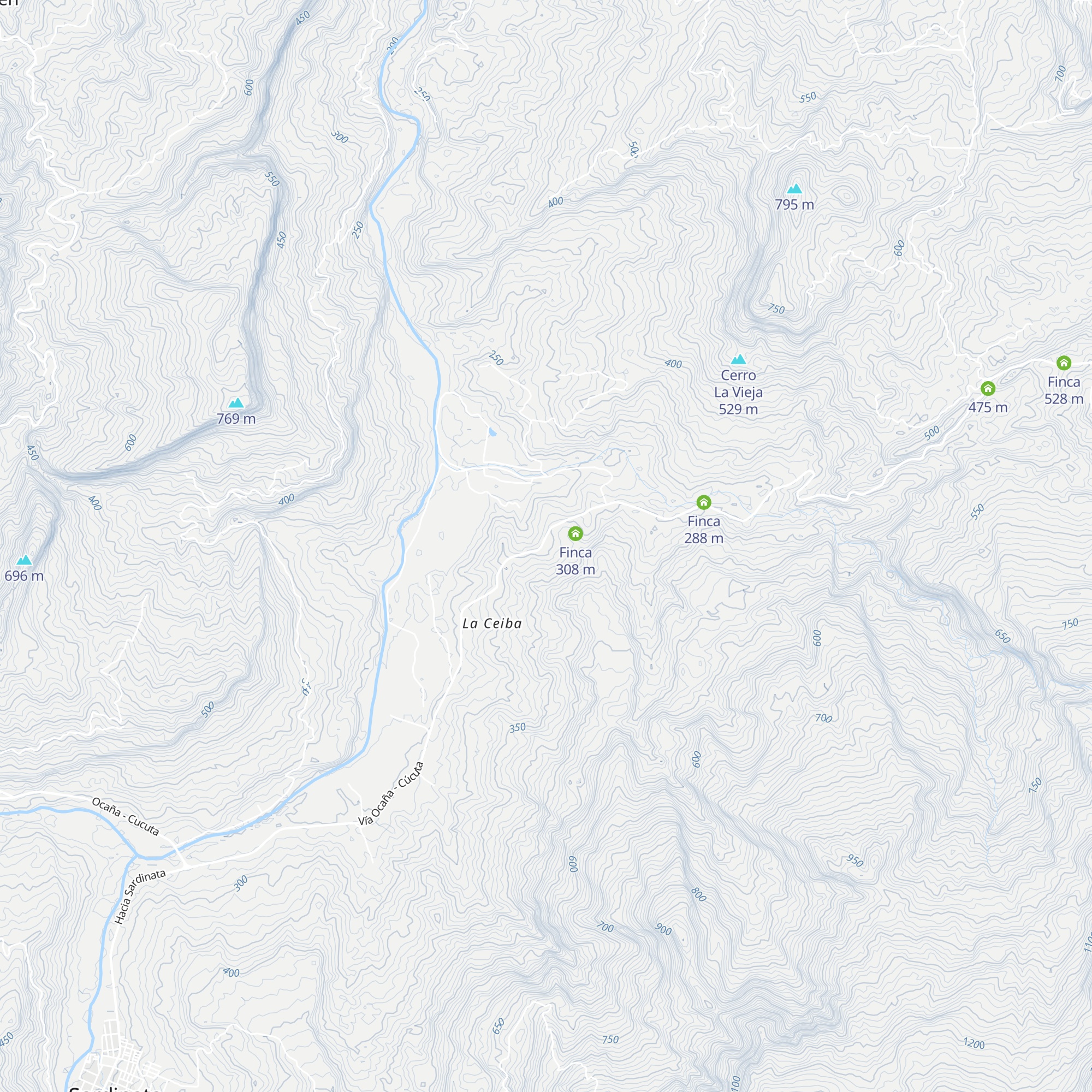 Finca map