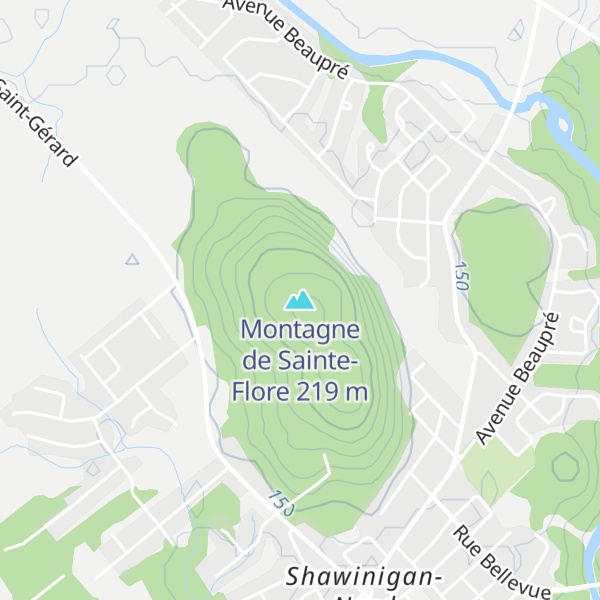 Map of Montagne de Sainte-Flore