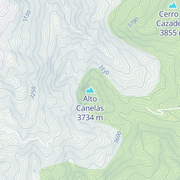 Map of Alto Canelas