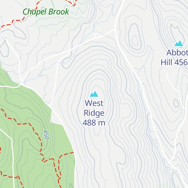 Map of West Ridge