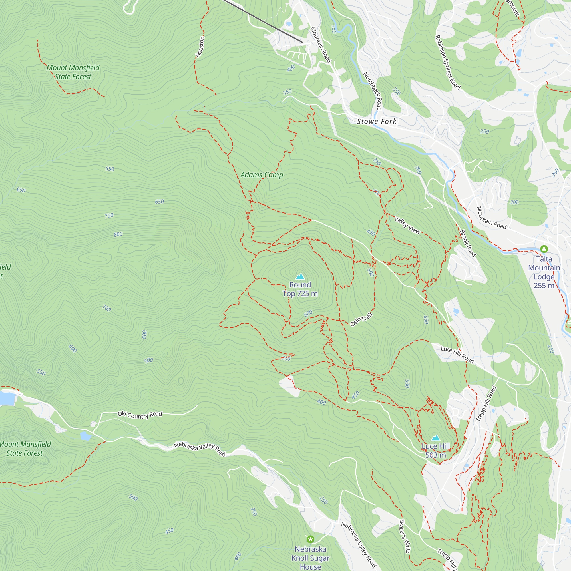 Slayton Pasture Cabin map