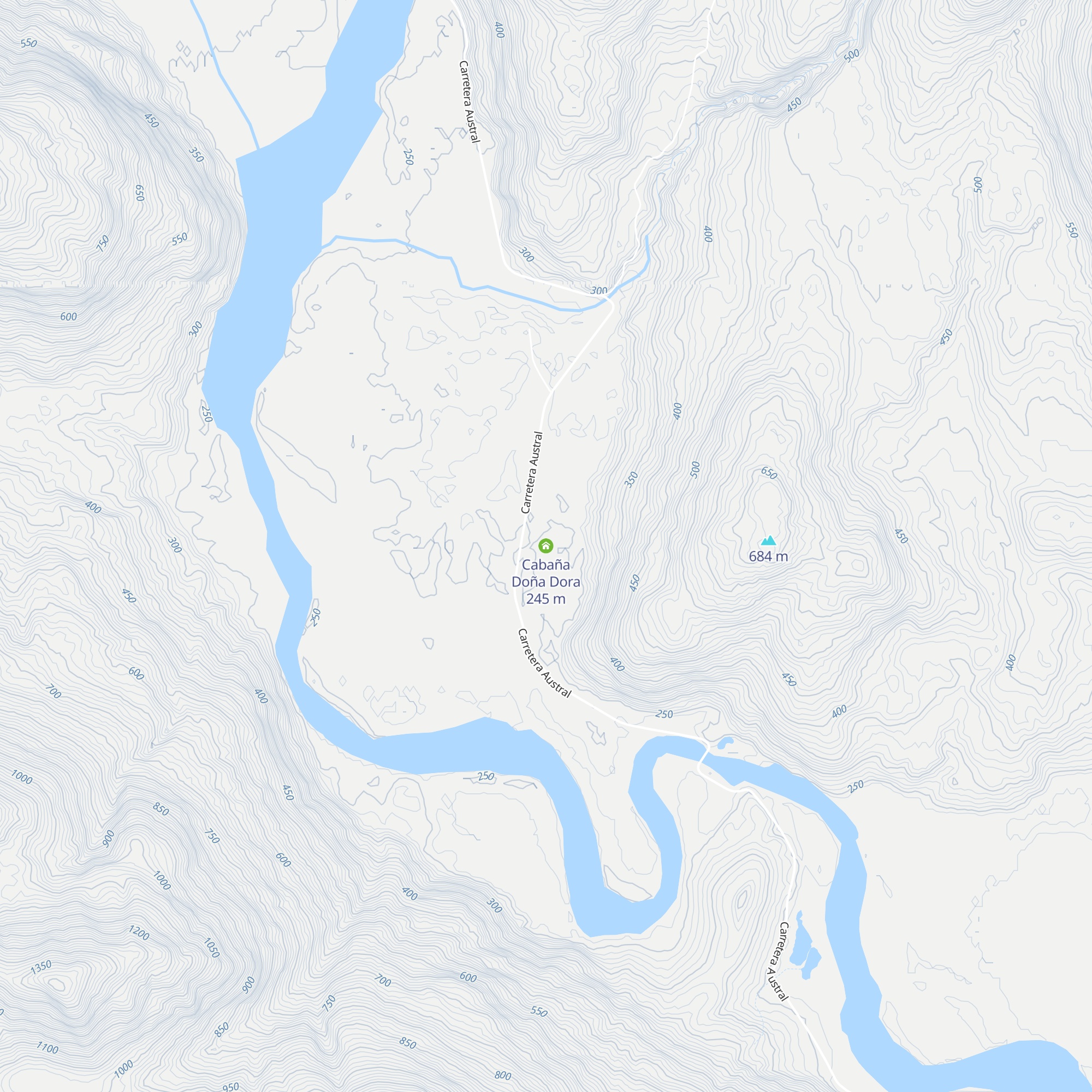 Cabaña Doña Dora map