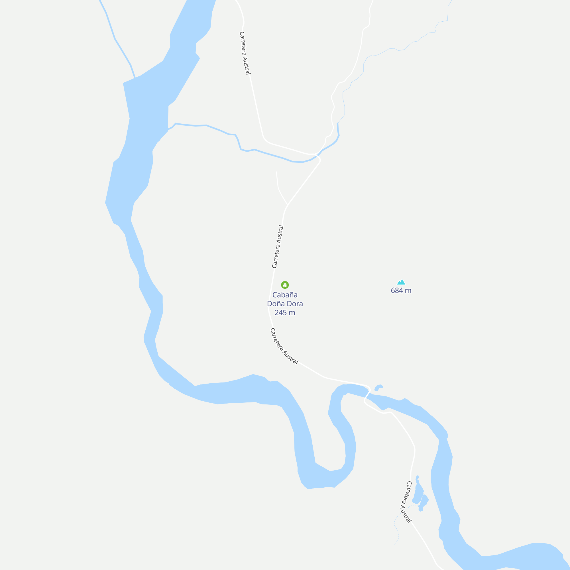 Cabaña Doña Dora map
