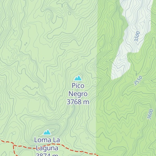 Map of Pico Negro
