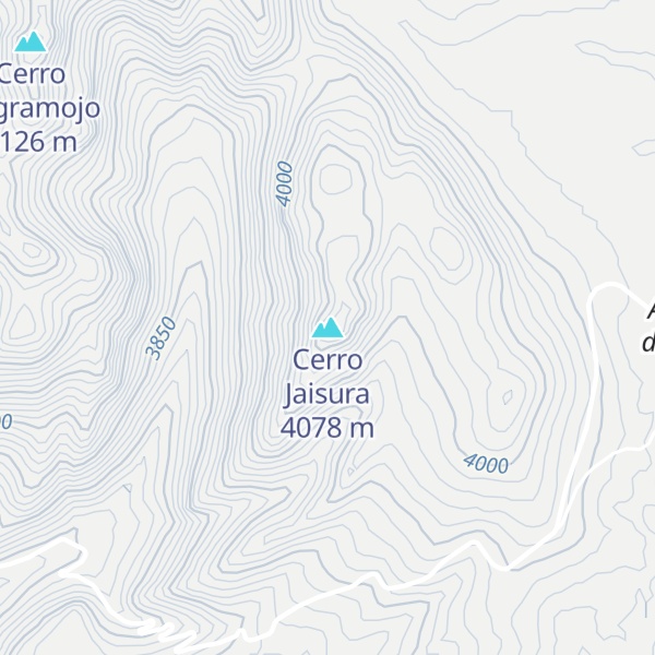 Map of Cerro Jaisura