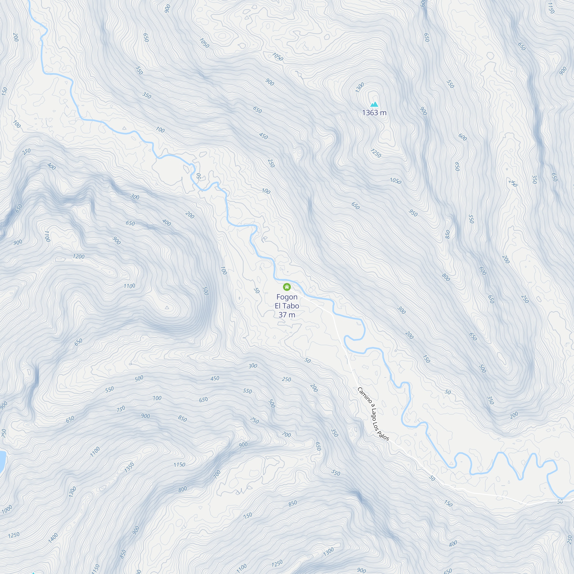 Fogon El Tabo map