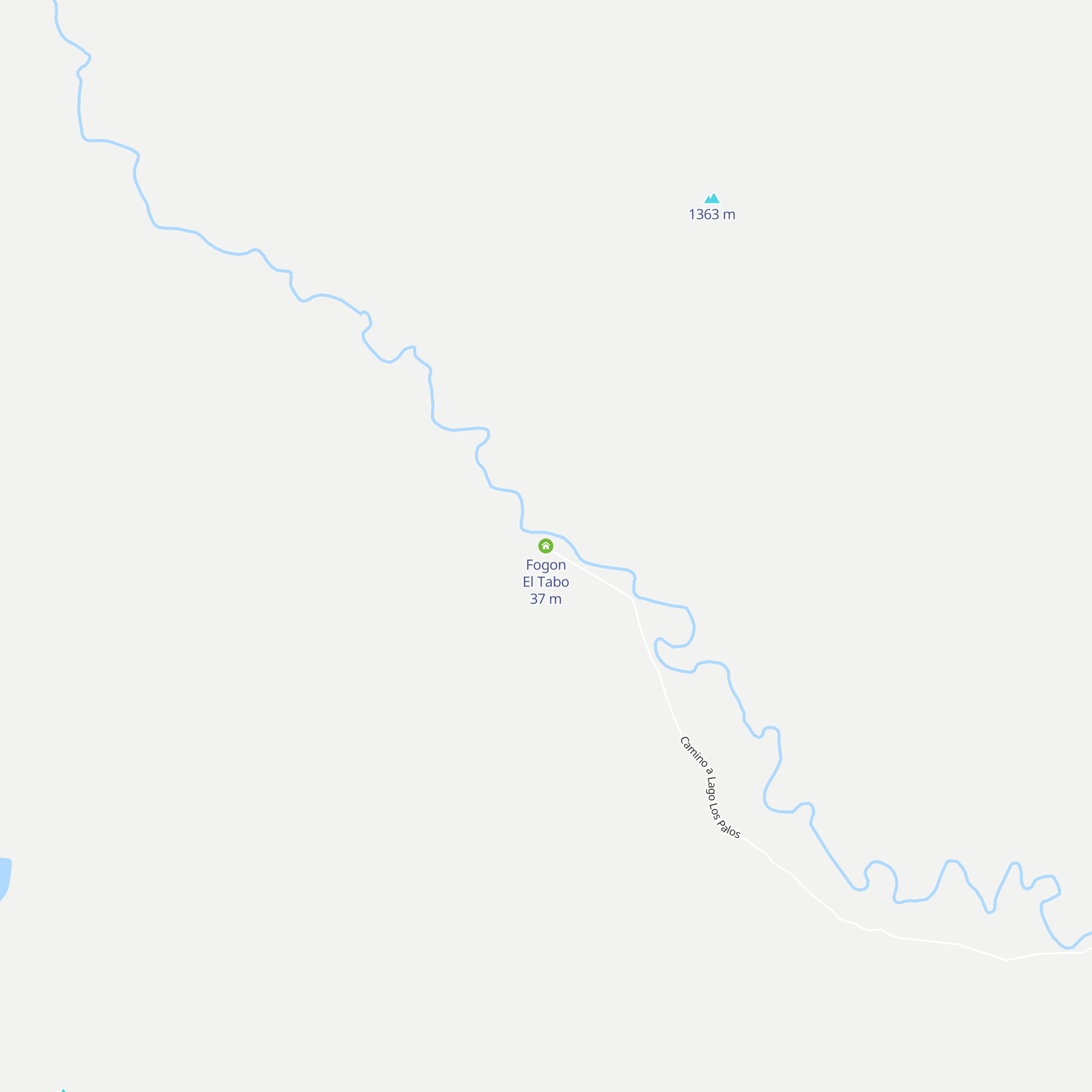 Fogon El Tabo map