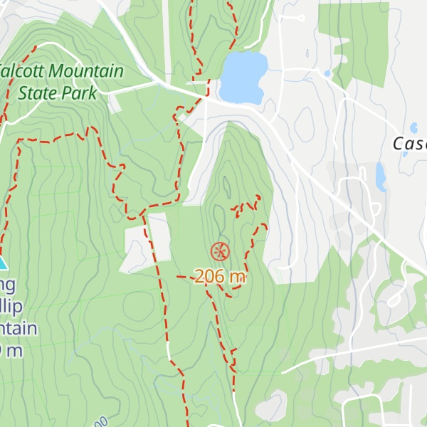 Map of Little Phillip Mountain