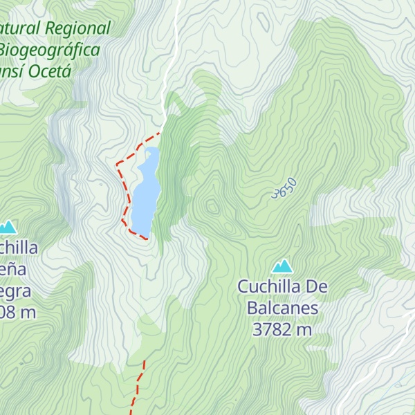 Map of Cerro Tacus