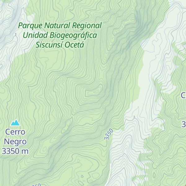 Map of Cuchilla Las Lisas